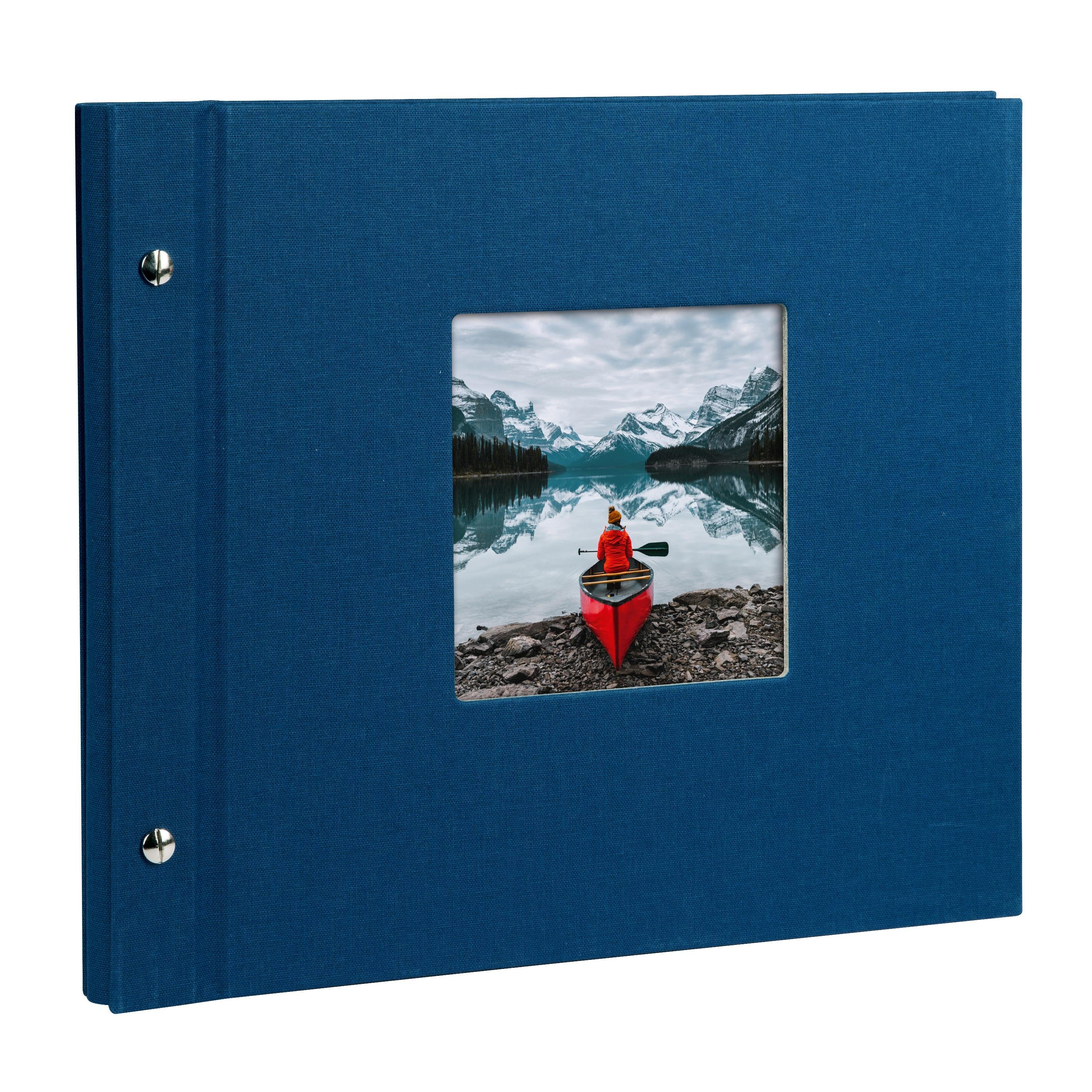 Fotoalbum Schraubalbum Bella Vista Blau 26 895 30x25cm