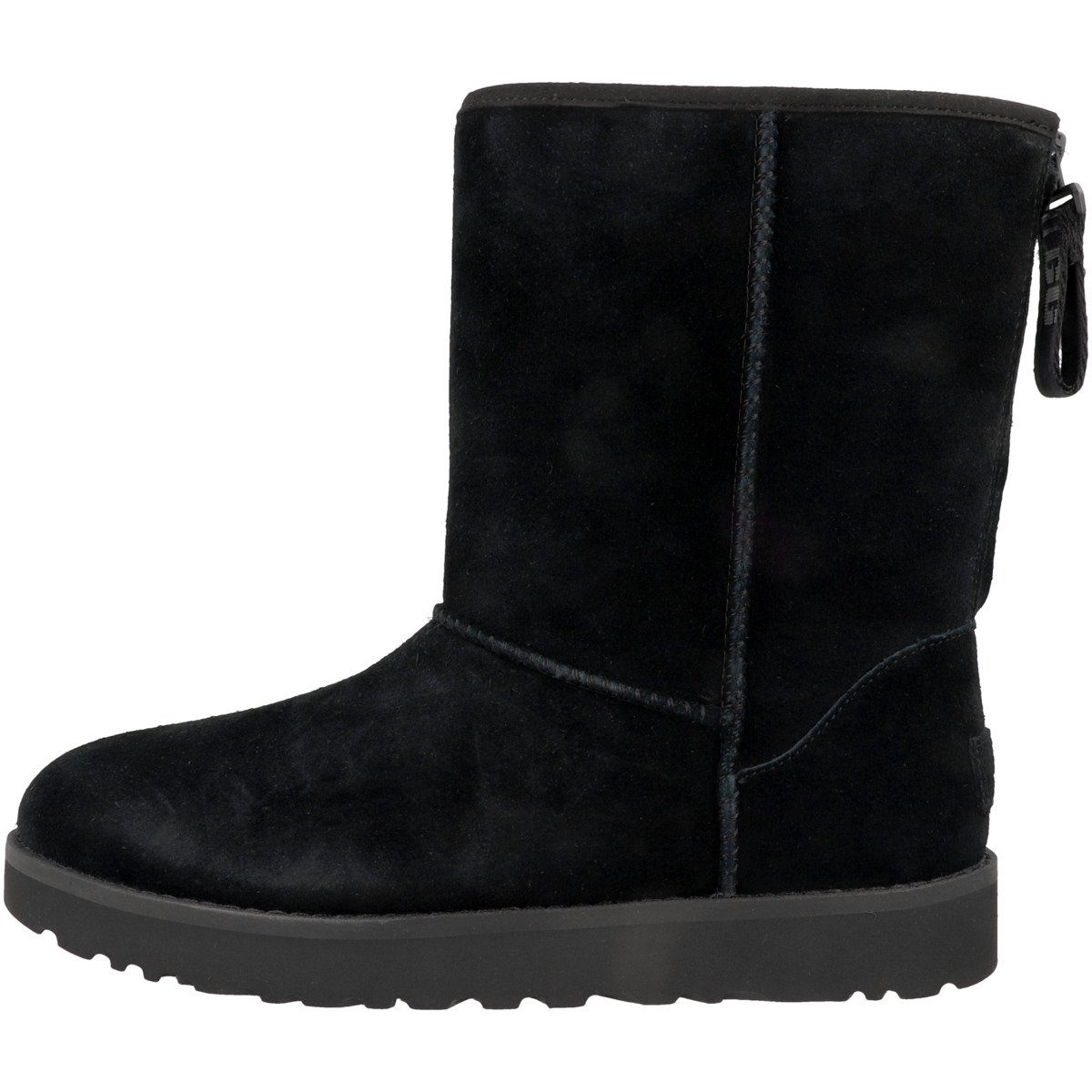 UGG Classic Short Logo Zip Damen Winterboots