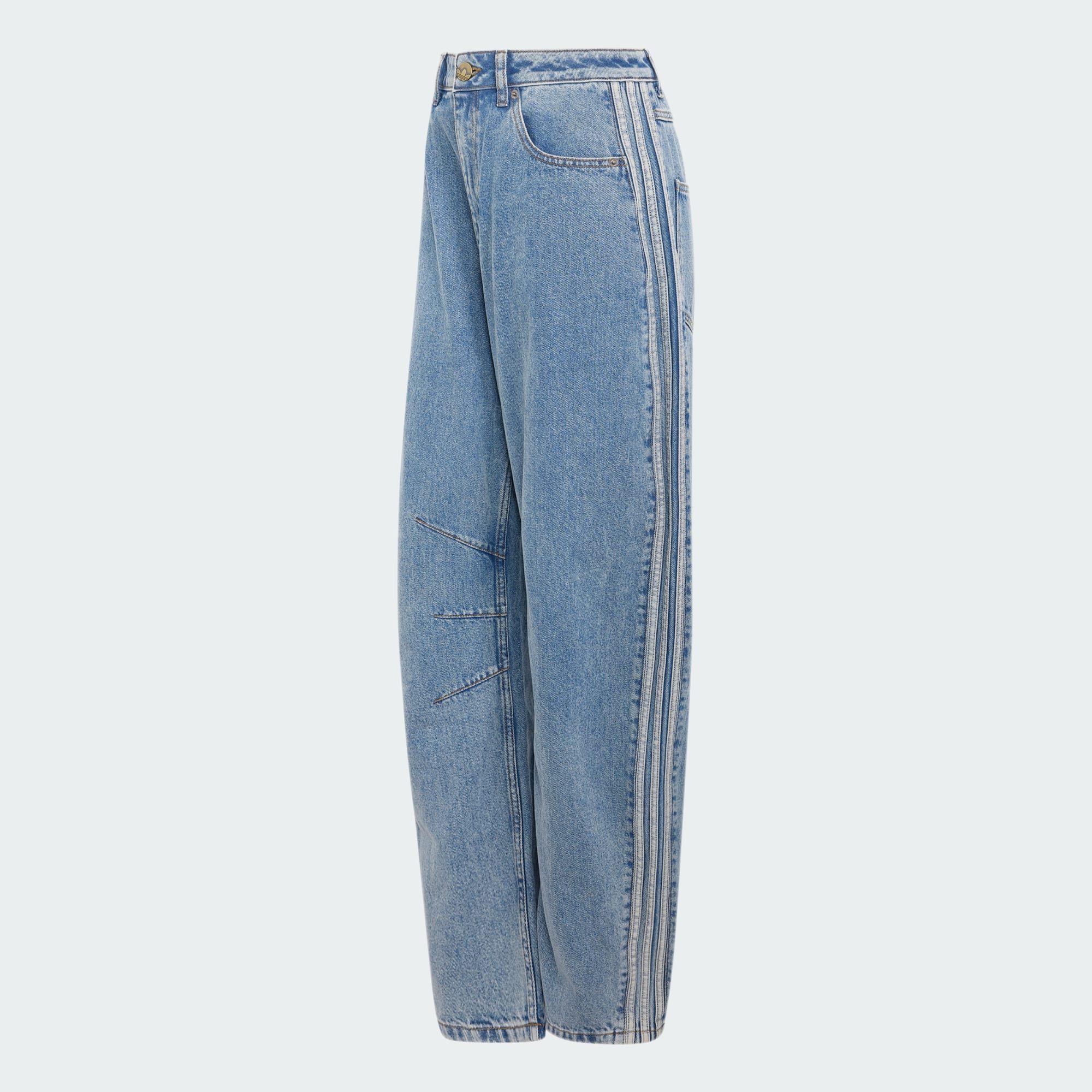 adidas Originals Loose-fit-Jeans BARREL-JEANSHOSE, HOHER BUND (1-tlg)