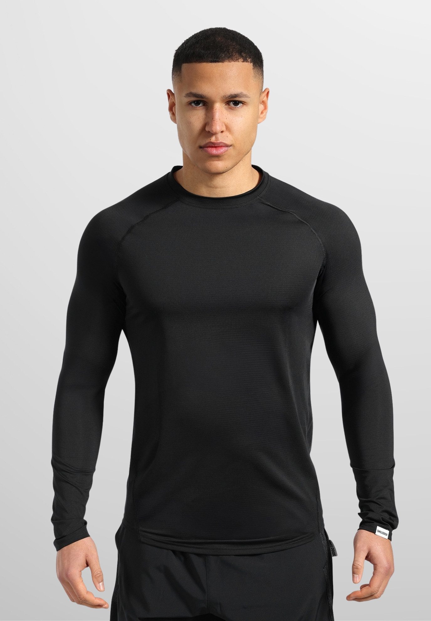 Smilodox Longsleeve Powerfit, Slim Fit Atmungsaktives Langarmshirt Schnellt günstig online kaufen
