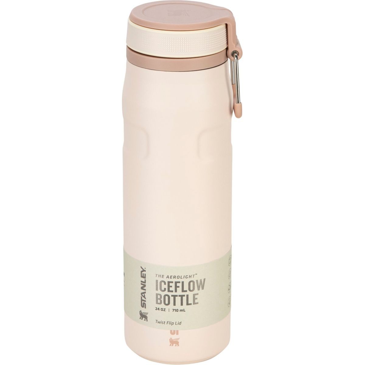 STANLEY Trinkflasche Iceflow Bottle Twist Flip 0,70 L Rose Quartz