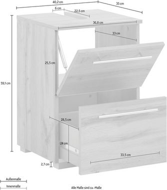 Schildmeyer Waschbeckenunterschrank Carlos Breite 40 cm