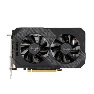 Asus TUF Nvidia GeForce GTX 1650 Grafikkarte (4GB, GDDR6, Power OC Edition, PCIe HDMI DVI DP, schwarz)