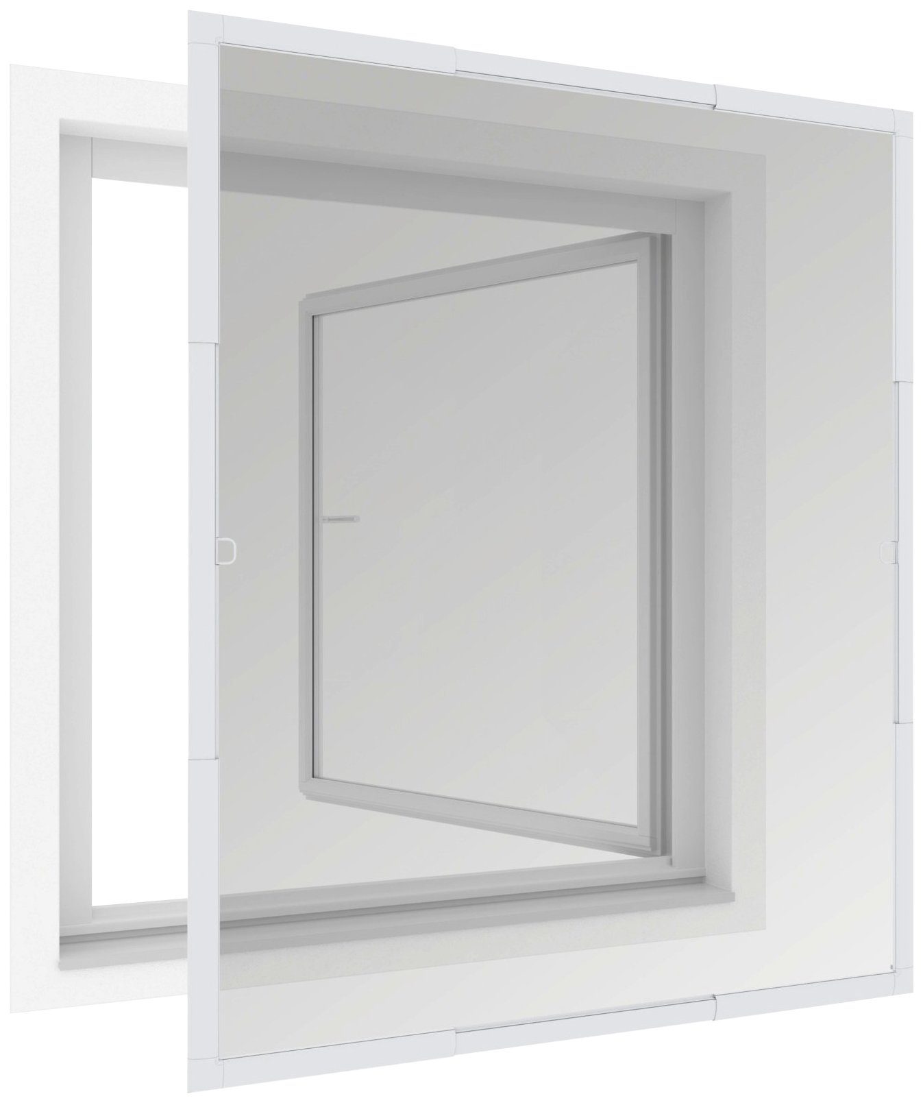 FlexiFit, Windhager cm Insektenschutz-Fensterrahmen 130x150 BxH: