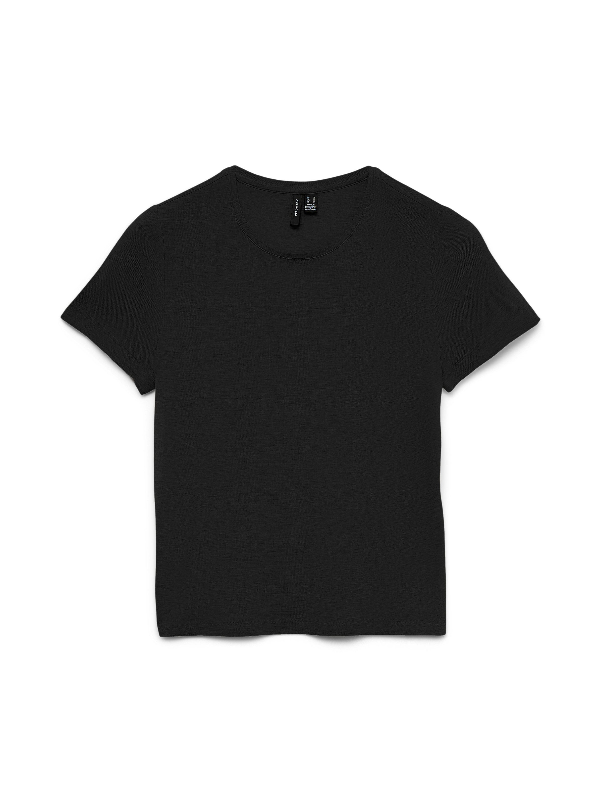 Vero Moda Kurzarmshirt VMKYLIE SHORT SS TOP JRS NOOS mit Stretch, Rundhals – Bild 5 von 5