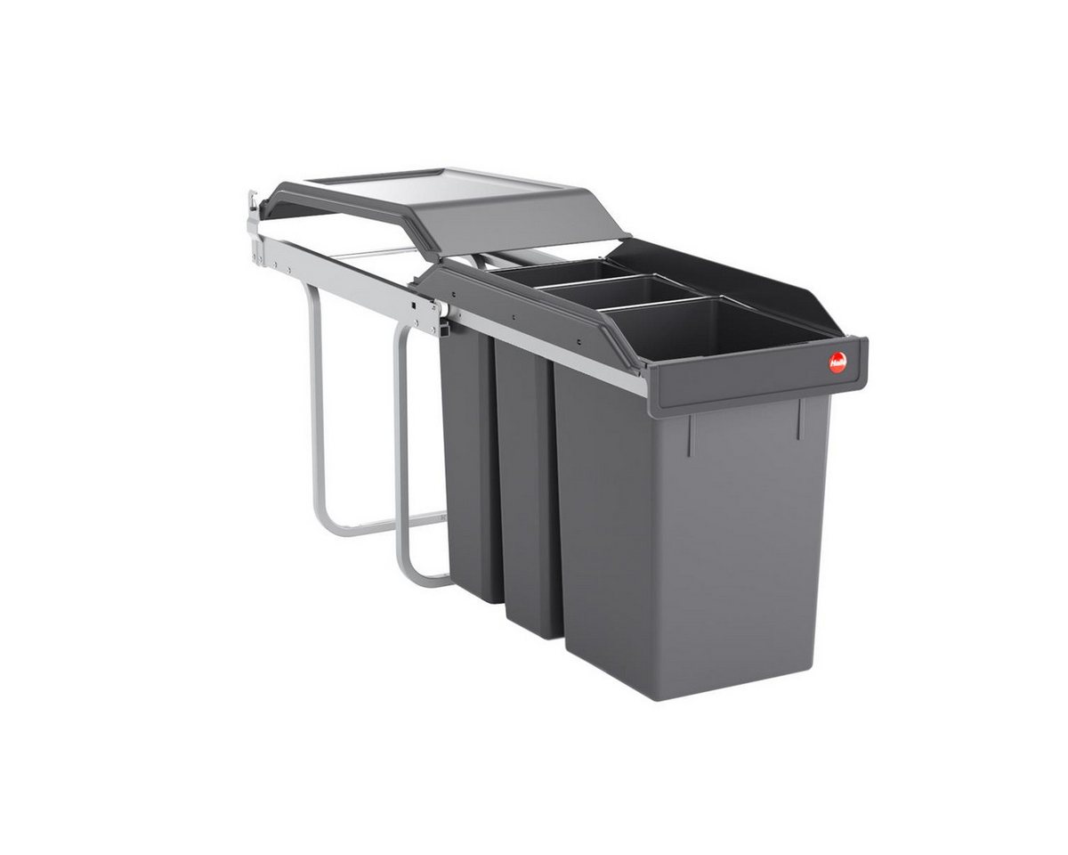 Hailo Einbaumülleimer Hailo Abfallsammler 3650191 TE Swing A Terzett 15 + 2x 7.5 Liter, Hailo Abfallsammler 3650191 TE Swing A Terzett 15 + 2x 7.5 Liter