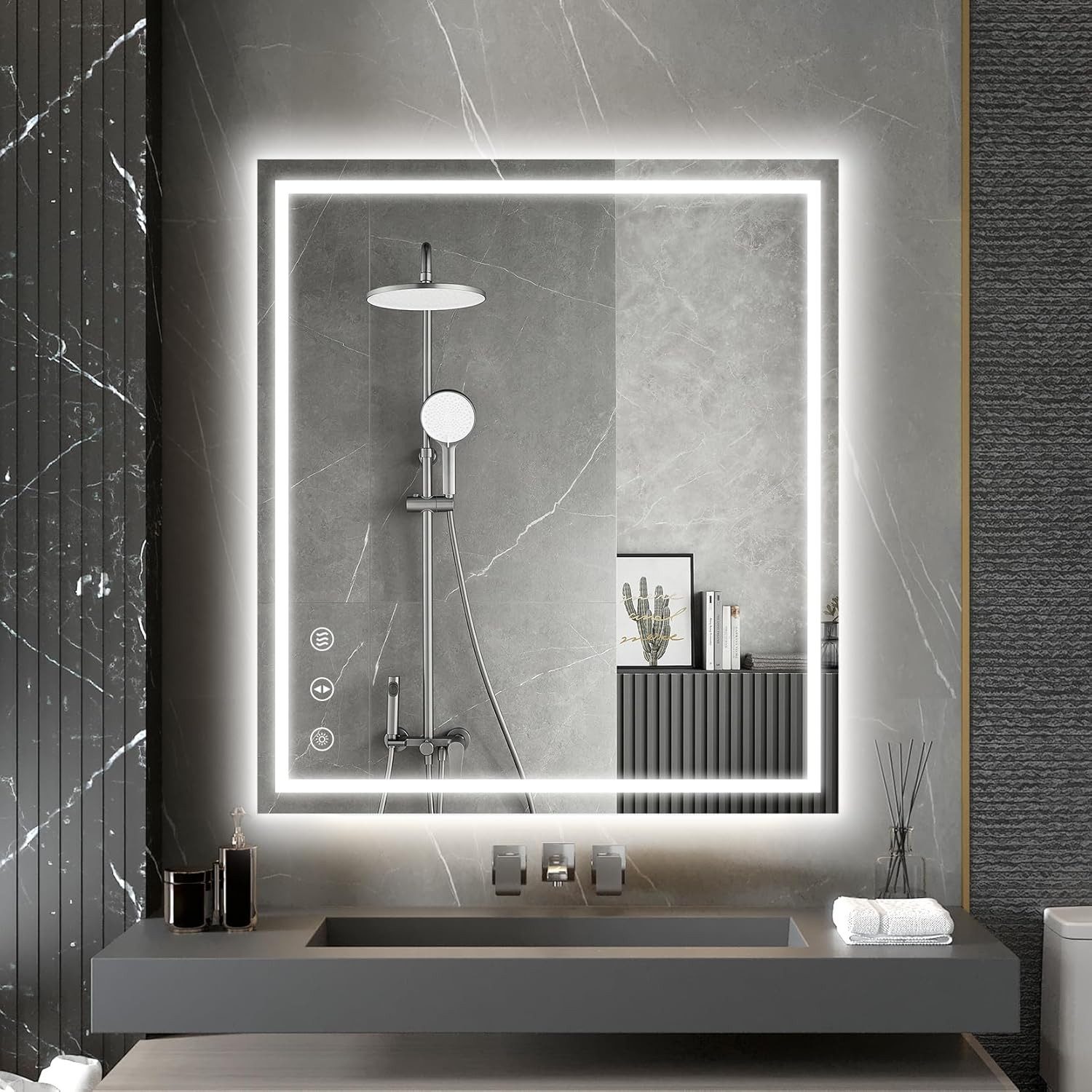 YOLEO Badspiegel LED-Spiegel für Badezimmer mit günstig online kaufen