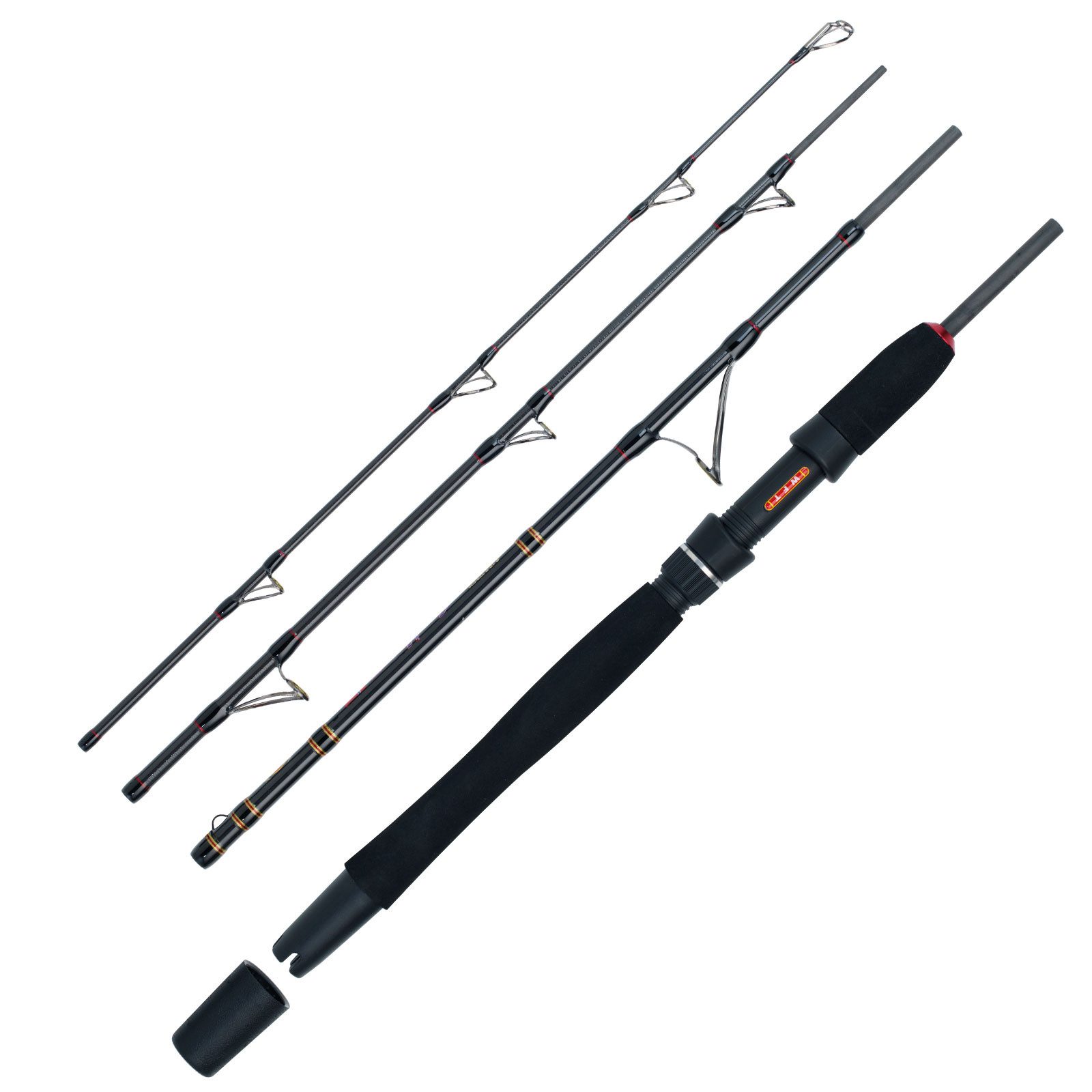 WFT Reiserute, (4-tlg), WFT Go North II 4pcs. 20lbs 2,10m 100-400g Meeres-Reiserute