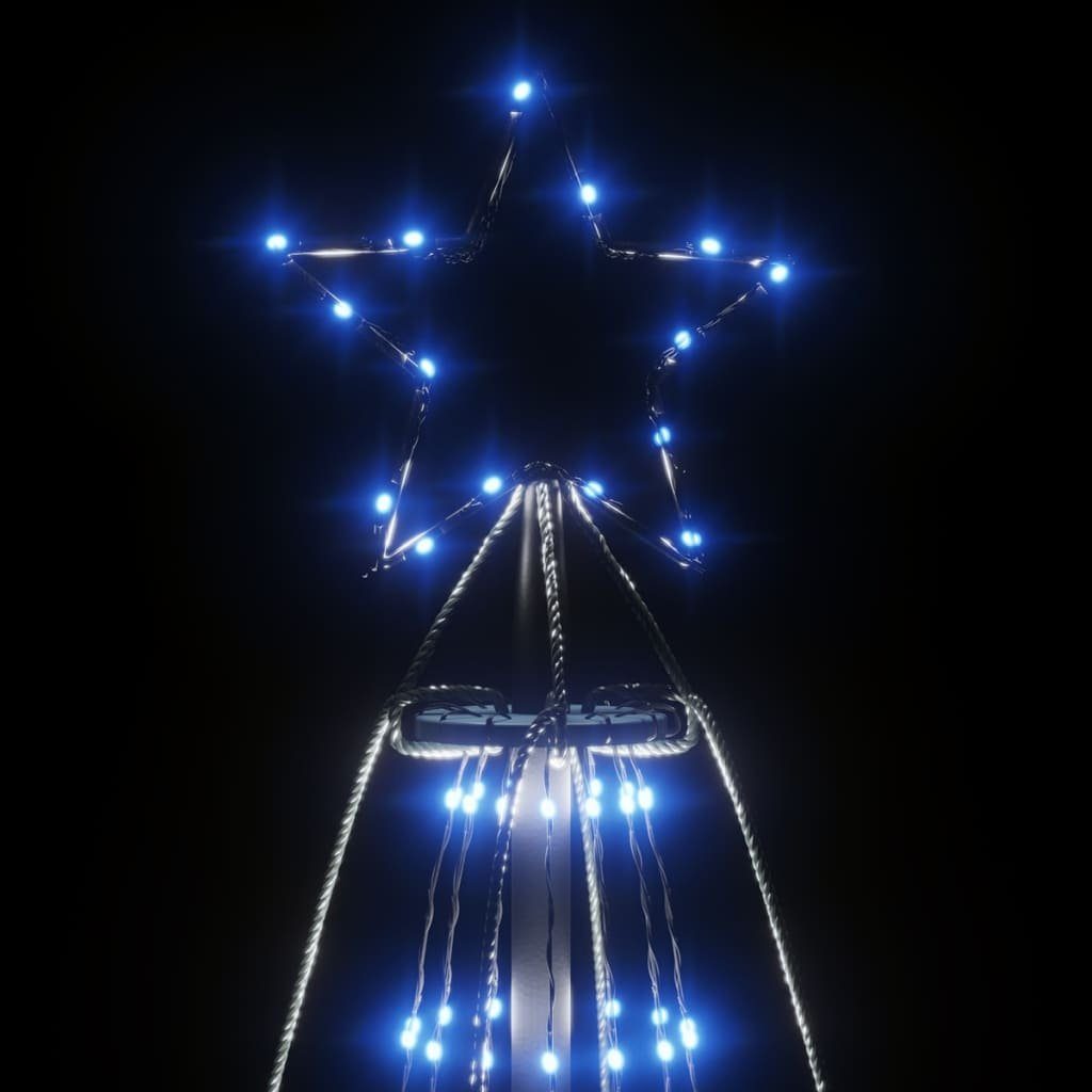vidaXL Dekolicht cm Weihnachtsbaum Blau 1134 Kegelform LEDs 230x800