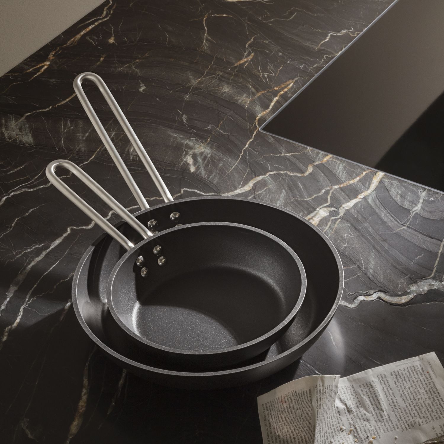 Eva Solo Bratpfanne Professionell mit keramischer Antihaftbeschichtung 20 cm, Aluminium