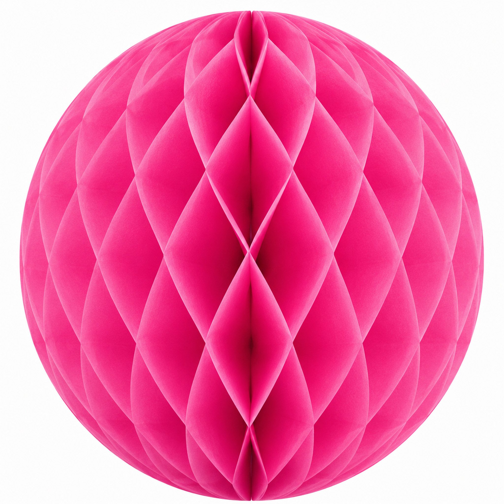 Creativery Wabenball, Wabenball 20cm Papier 1 Stück Fuchsia