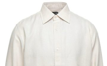 Tom Ford Langarmhemd TOM FORD Iconic Luxury Casual Lino Shirt Leinen Hemd Einfarbige Hemden