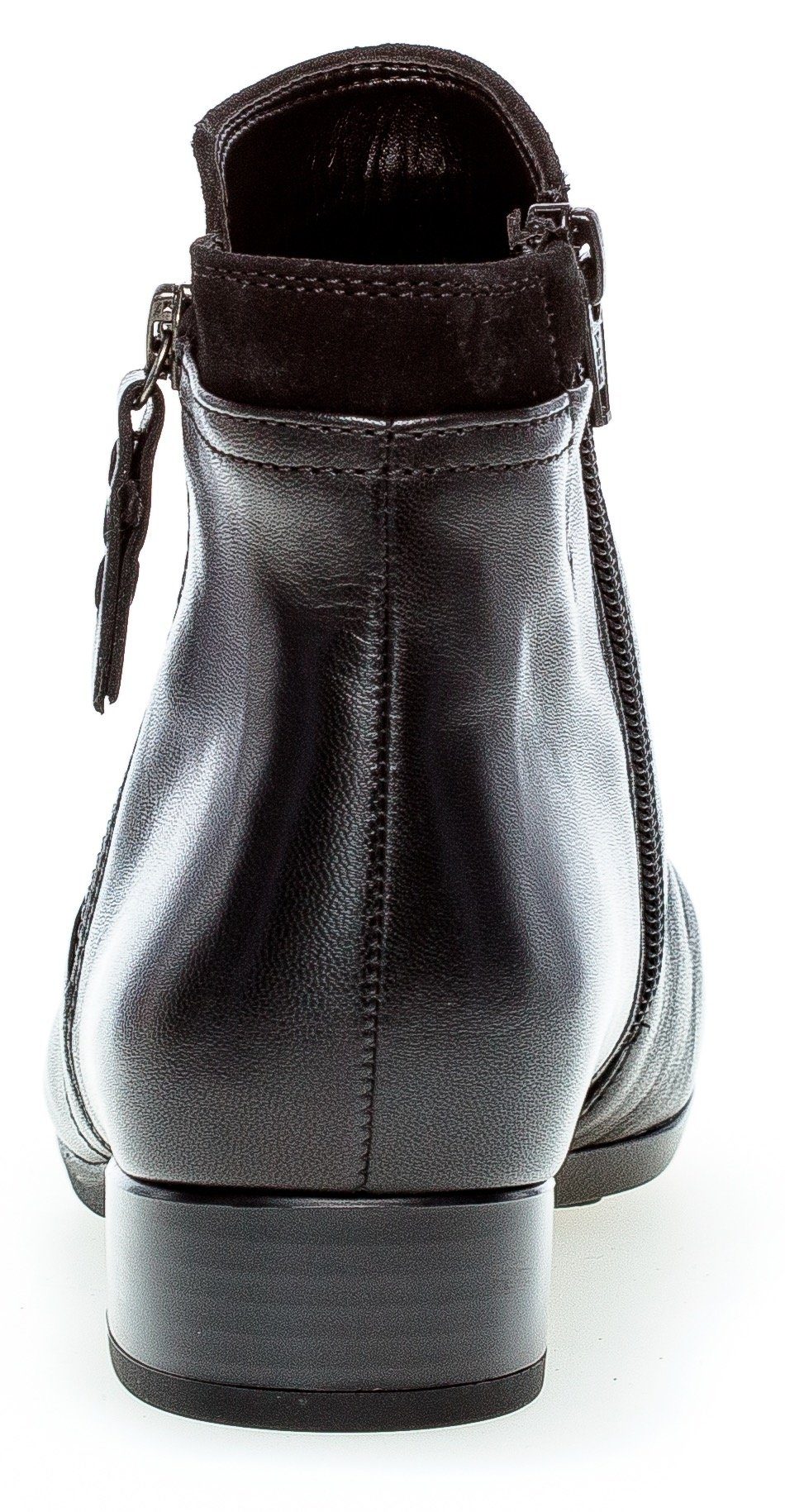 Pisa schwarz Zierreißverschluss Stiefelette Gabor mit außen, Komfortweite H