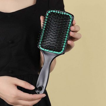 FIDDY Haarbürste Quadratischer Kamm-Massage-Airbag-Kamm, Friseurkamm für den Heimgebrauch für lockiges und glattes Haar, dreiteiliges Kammset 3-tlg.