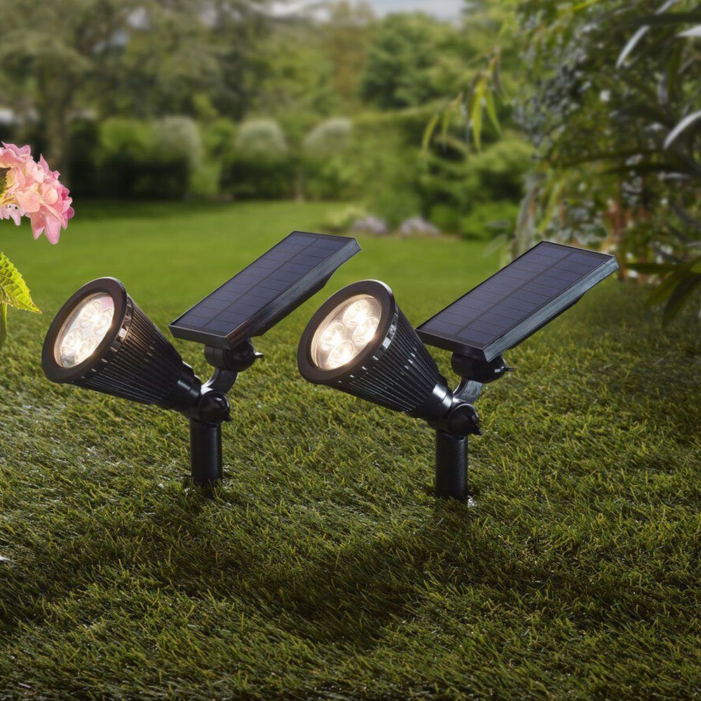 Home-trends24.de LED Solarleuchte LED Solarstrahler Spotlight günstig online kaufen