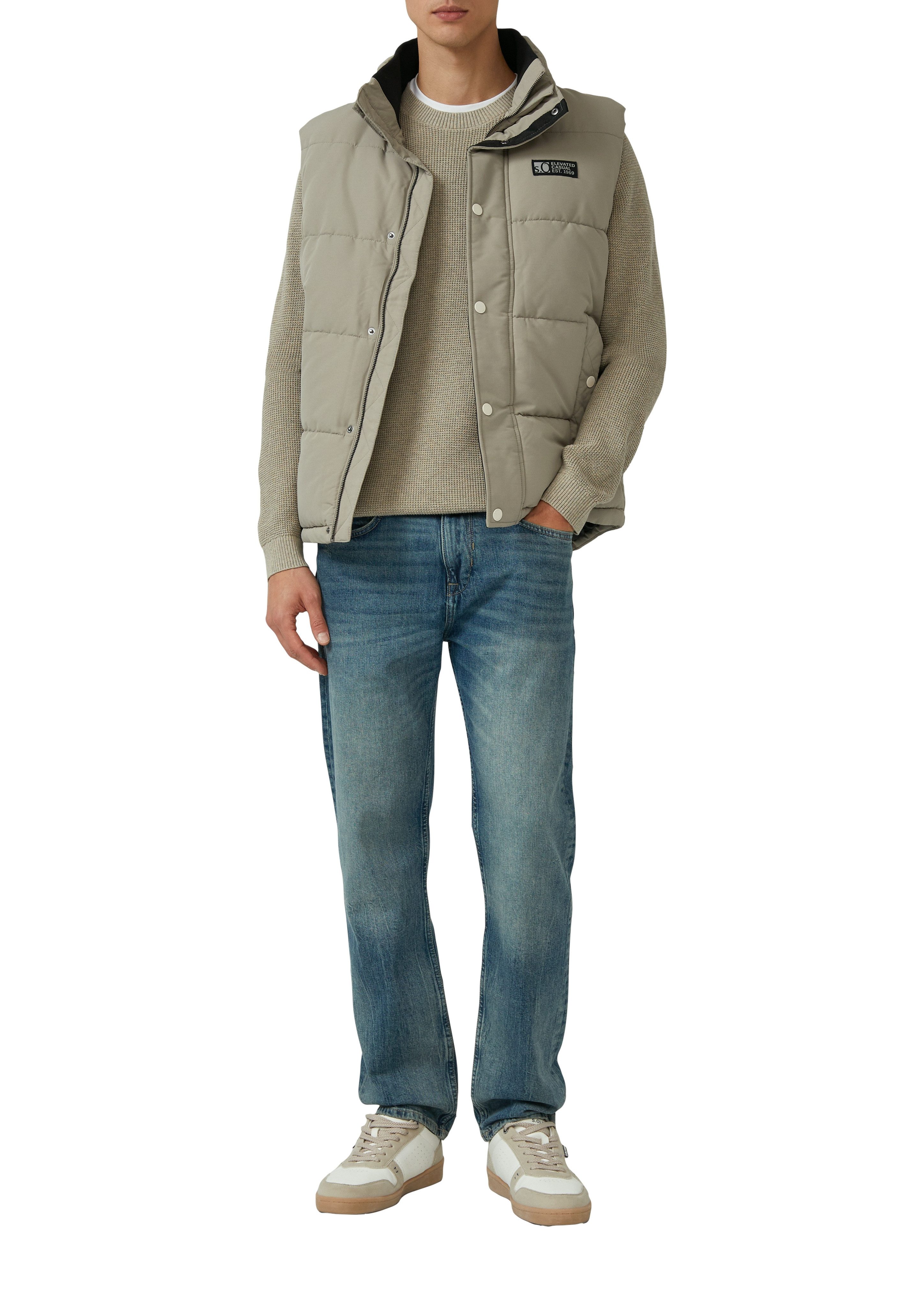s.Oliver Strickpullover langarm, Grob-Strick günstig online kaufen