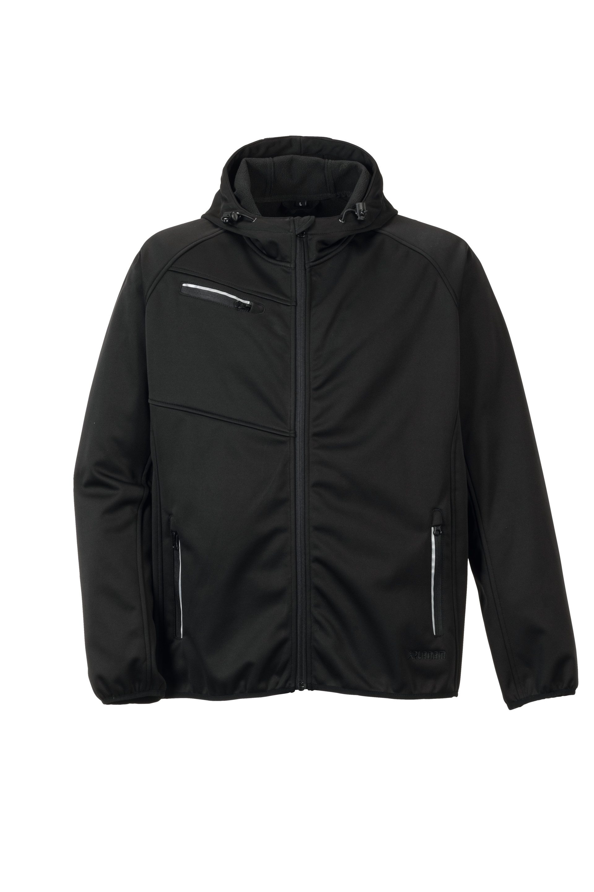 Planam Softshelljacke PLANAM Fog Softshelljacke OUTDOOR Kapuze Schwarz