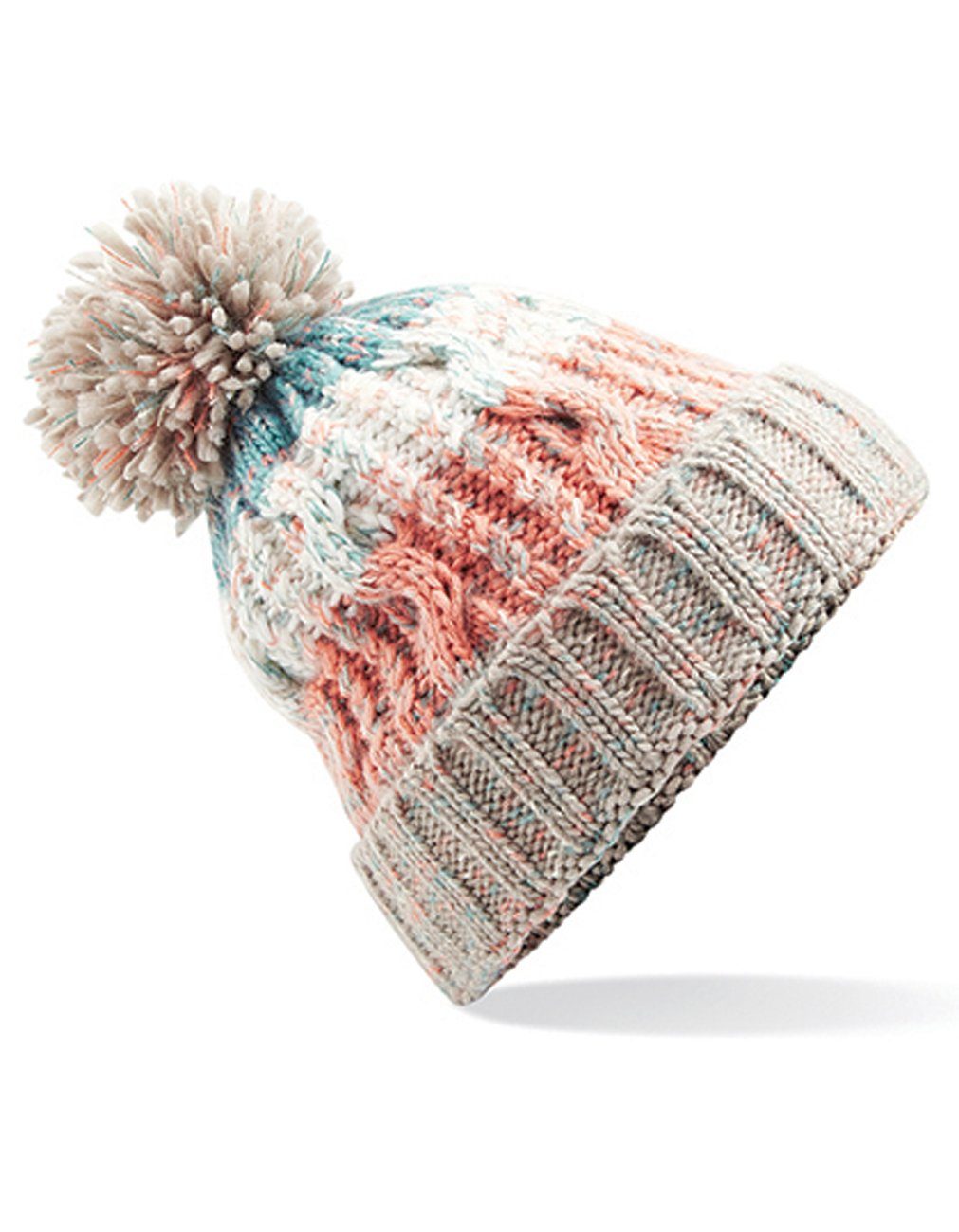 Beechfield® Bommelmütze Warme Damen Strickmütze / günstig online kaufen