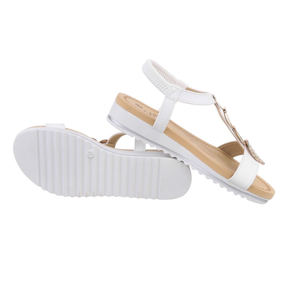 Ital-Design Damen Freizeit Riemchensandalette (86016979) Keilabsatz/Wedge K günstig online kaufen