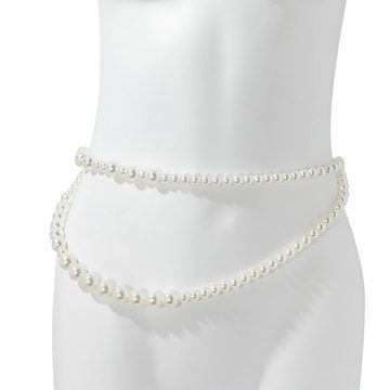 LAKKEC Charm-Kette Bikini Taille Kette Körper Kette Sexy Sparkling Perle Set Damenschmuck