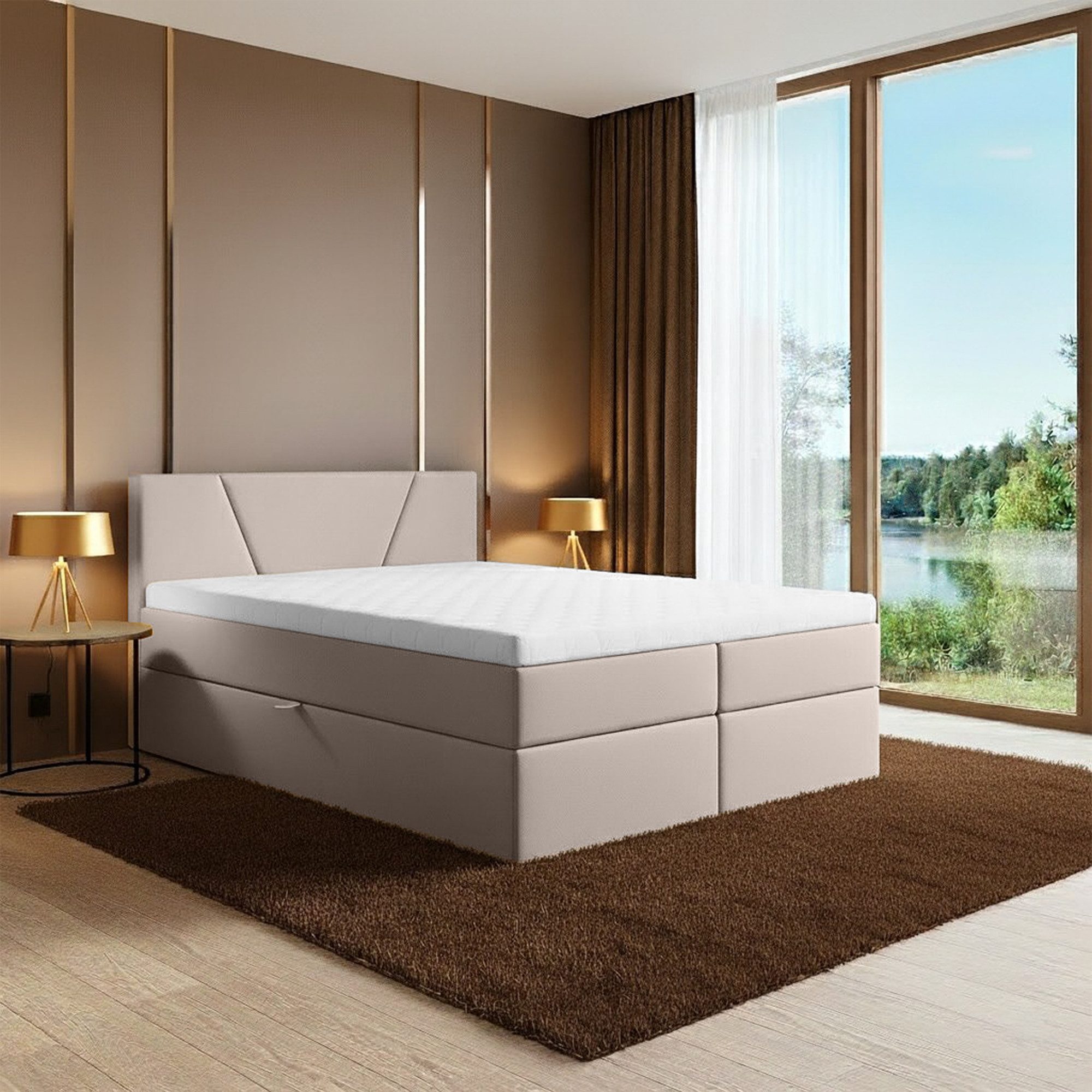 Best for Home Boxspringbett Best For Home Jubilee Boxspringbett mit Bonellf günstig online kaufen