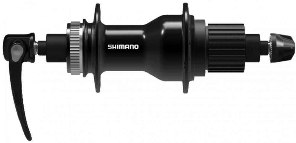 Shimano Laufrad SHIMANO Hinterradnabe FH-QC500-MS-B 12-fach Center-Lock 32 Loch 141 mm