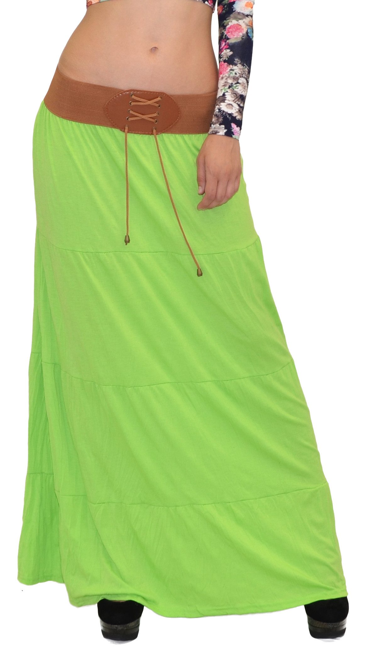 ESRA Sommerrock Damen Maxirock Chiffon Langer günstig online kaufen