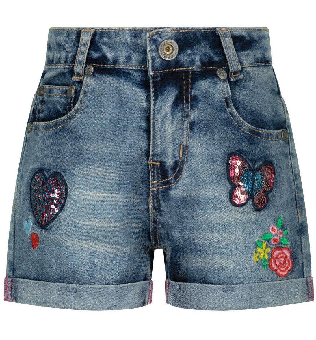 SALT AND PEPPER Shorts Salt and Pepper® Mädchen Jeans Shorts Patches