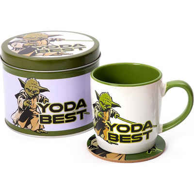 PYRAMID Tasse Tasse Geschenkset Star Wars Yoda, 3-tlg., 315 ml