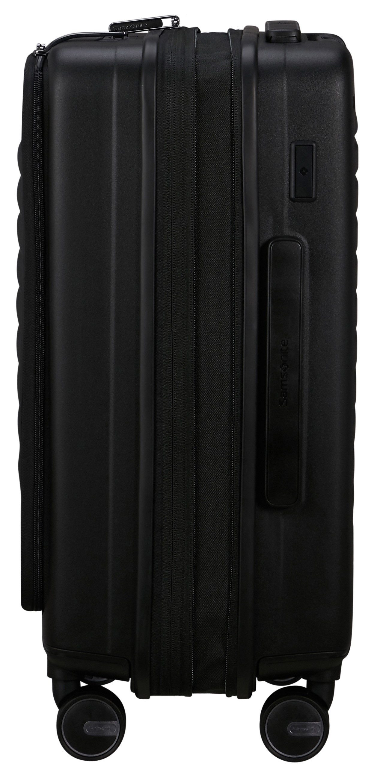 Samsonite Hartschalen-Trolley RESTACKD, verschiedene Größen und Farben, 4 Rollen, für Urlaub, Reise, Ferien und Geschäftsreise, mit Volumenerweiterung