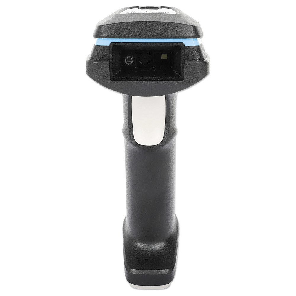 MANHATTAN Manhattan 2D Wireless Barcode-Scanner Funk 1D, 2D LED Schwarz Hand-Sc Scanner