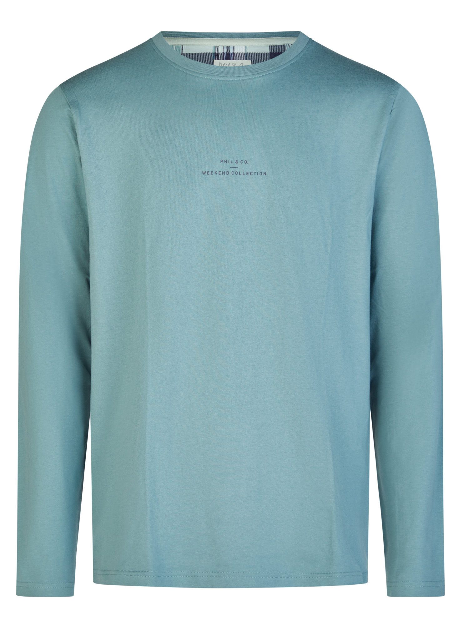 Phil & Co. Pyjamaoberteil Herren Pyjamashirt mit langem Arm (1-tlg) Baumwol günstig online kaufen
