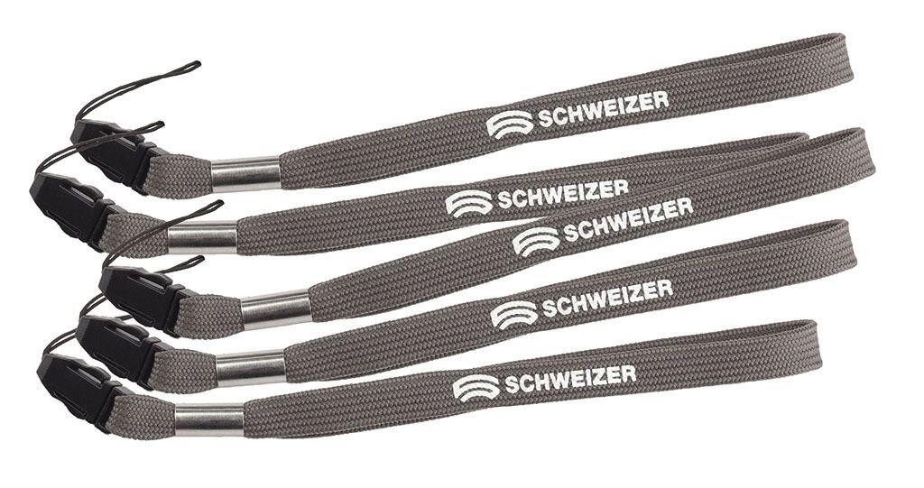 SCHWEIZER Leuchtlupe Schweizer Lanyard Anthrazit 5er Packung