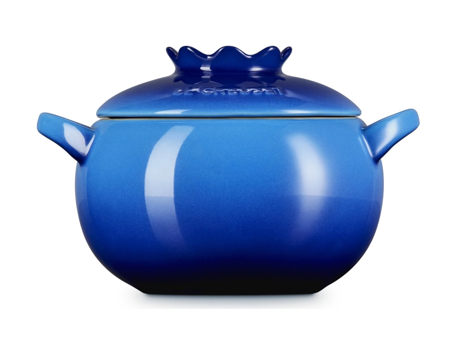LE CREUSET Auflaufform Mini-Cocotte Blaubeere rund azure, Steinzeug