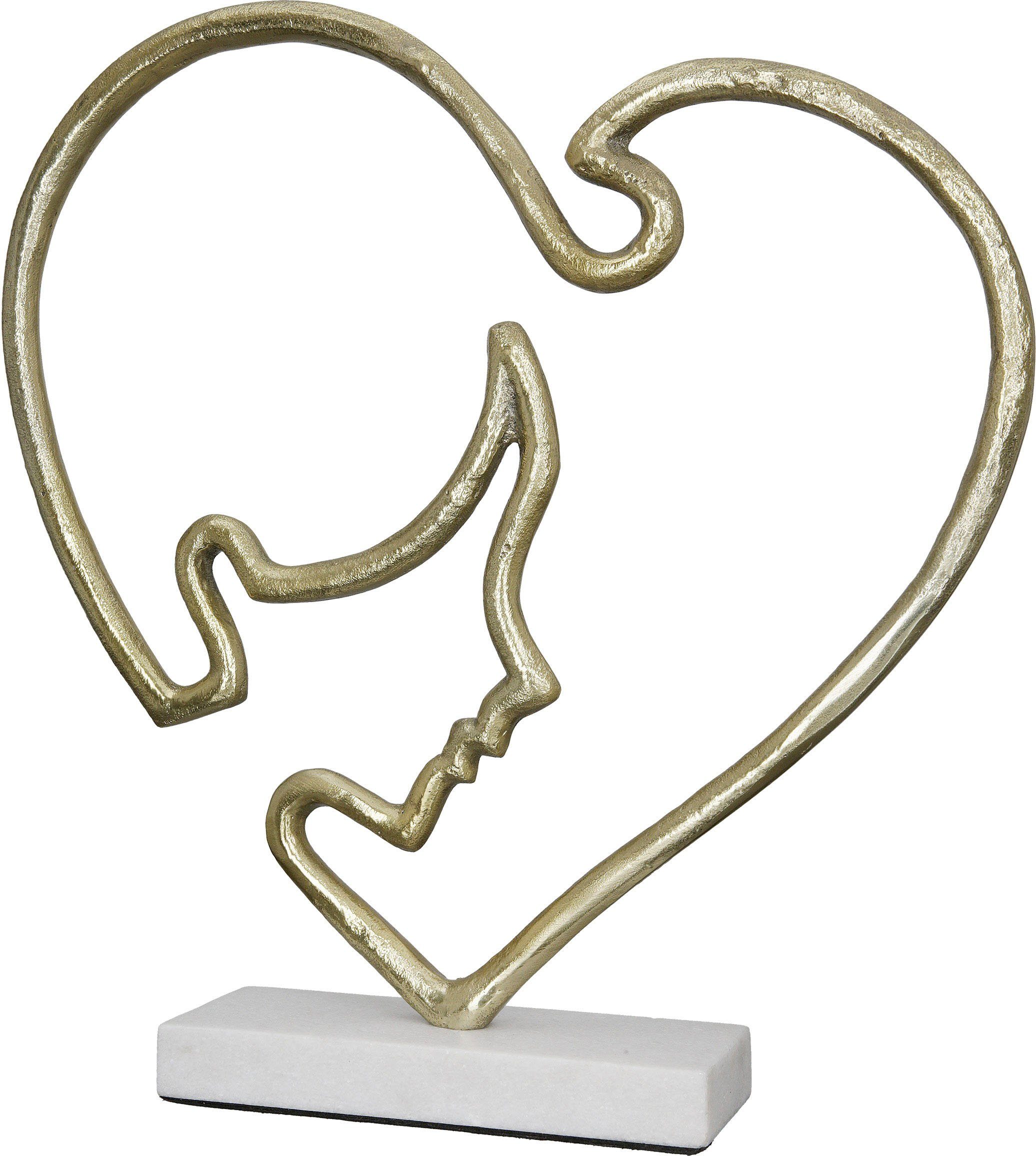 GILDE Wanddekoobjekt Skulptur Modern Face (1 St)