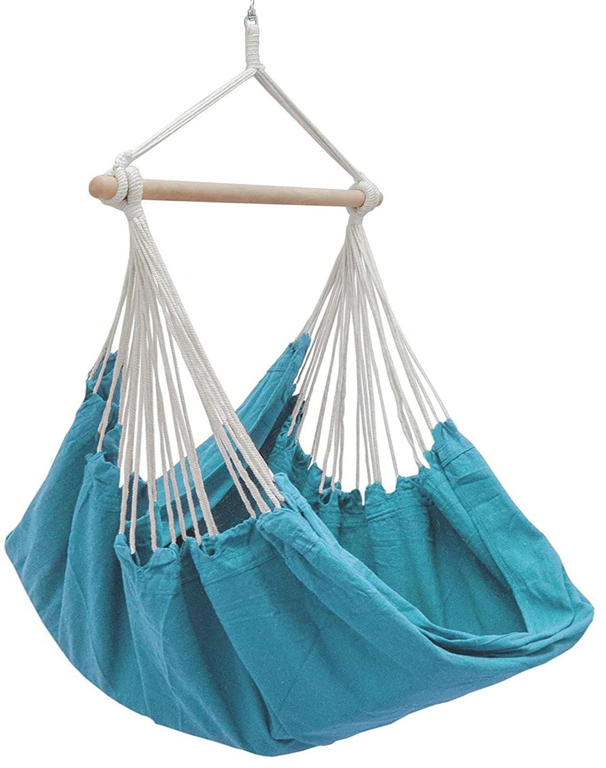 AMANKA Hängestuhl für 2 Personen: XL Outdoor Hängesessel bis 150 kg - Garten und Balkon, 190 x 140 cm Hängesitz für Kinder und Erwachsene - 360° Relaxsessel