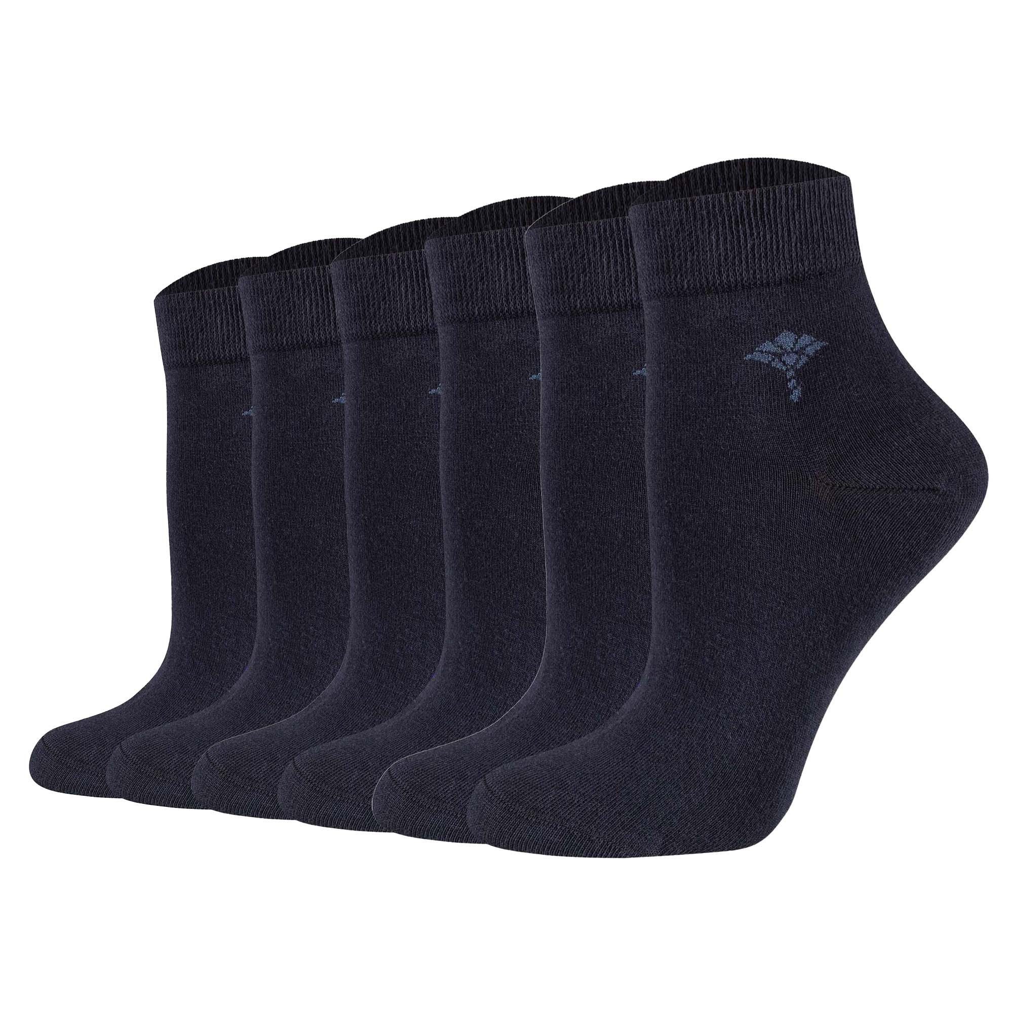 Sneakersocken Damen Socken 6er Pack Baumwolle