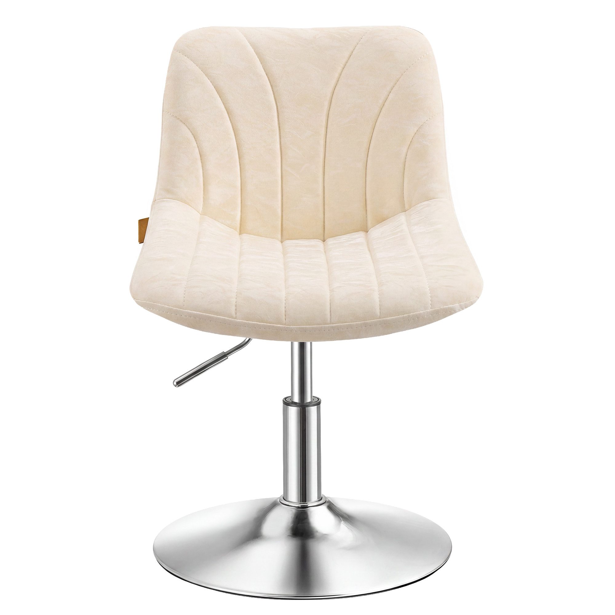 VASAGLE Barhocker Barstuhl, Küchenhocker, höhenverstellbar, um 360° drehbar (1 St), 43 x 46,5 x (65,5-77,5) cm, für Esszimmer, Küche