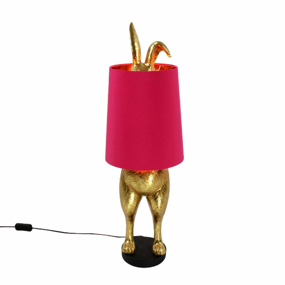 Werner Voß Tischleuchte Hiding Bunny Magenta 74 cm, ohne Leuchtmittel