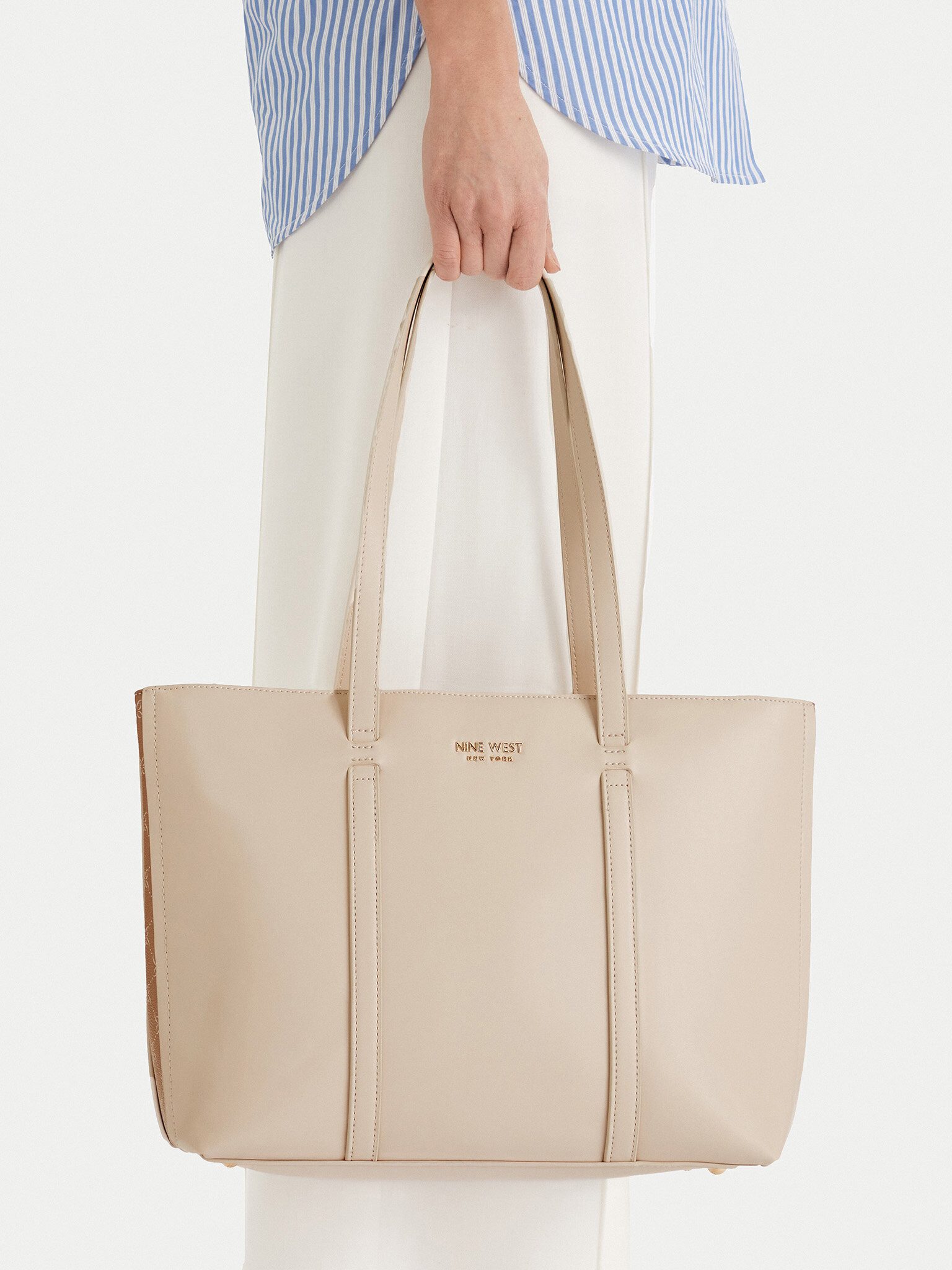 Nine West Handtasche Nine West Damenhandtasche Beige NINE WEST-CEO-ORVIA-LDA8458 Ivory Beig