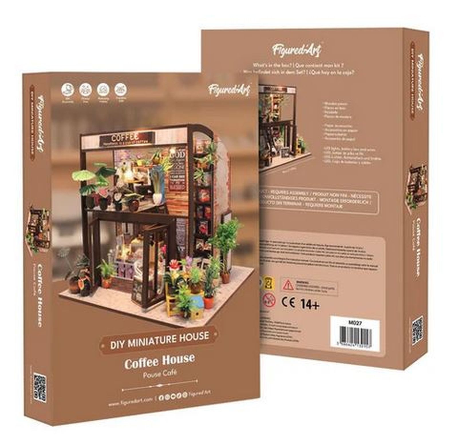 Figured'Art Kreativset DIY Miniatur-Sets, verschiedene Modelle
