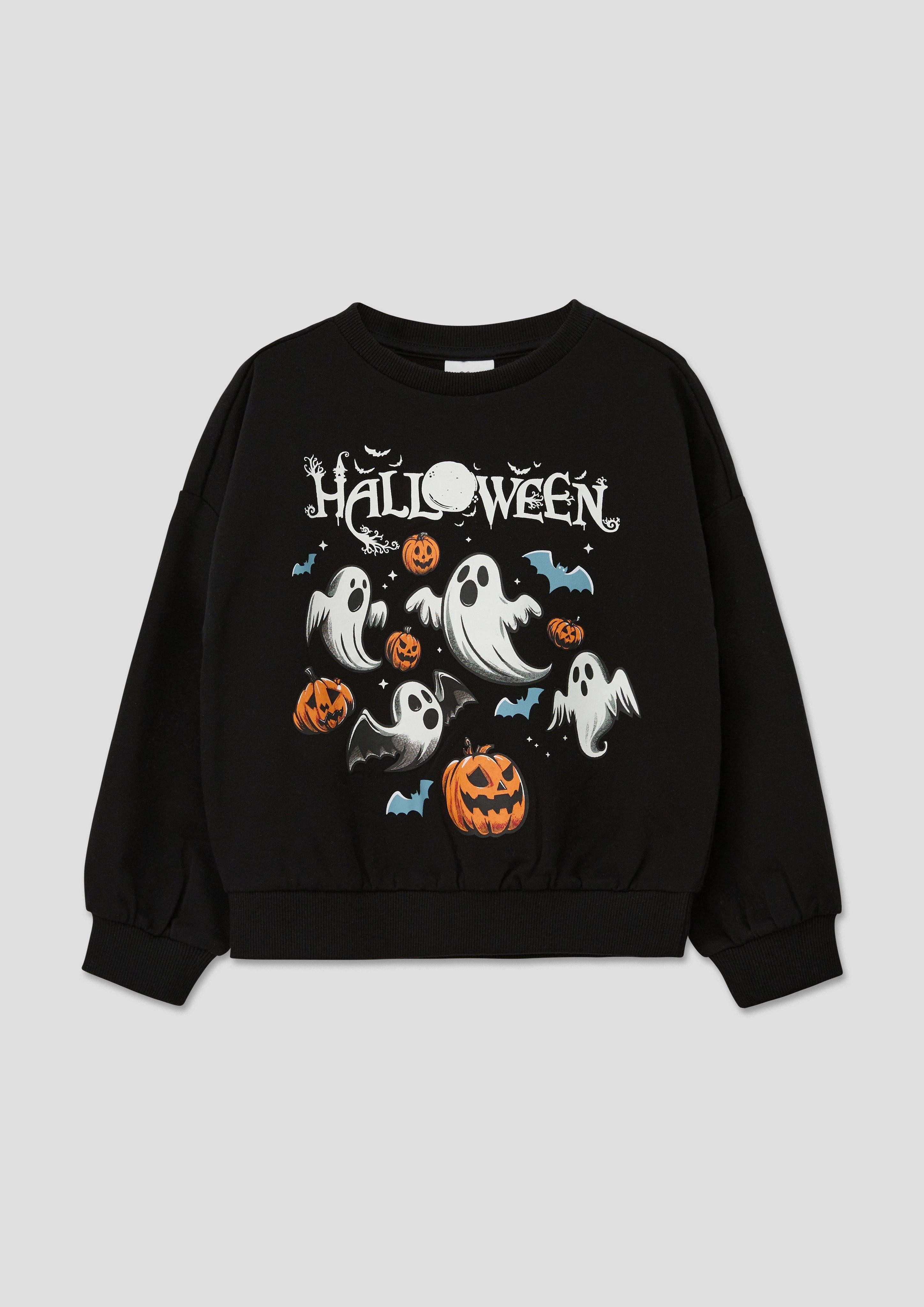 Sweatshirt Unisex Sweatshirt mit Halloween-Print