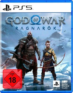 Playstation PS5 Konsole mit Laufwerk und God of War Ragnarök Spiele CD (Bundle, inkl. Controller und Spiel), Disc inkl. 1 Controller