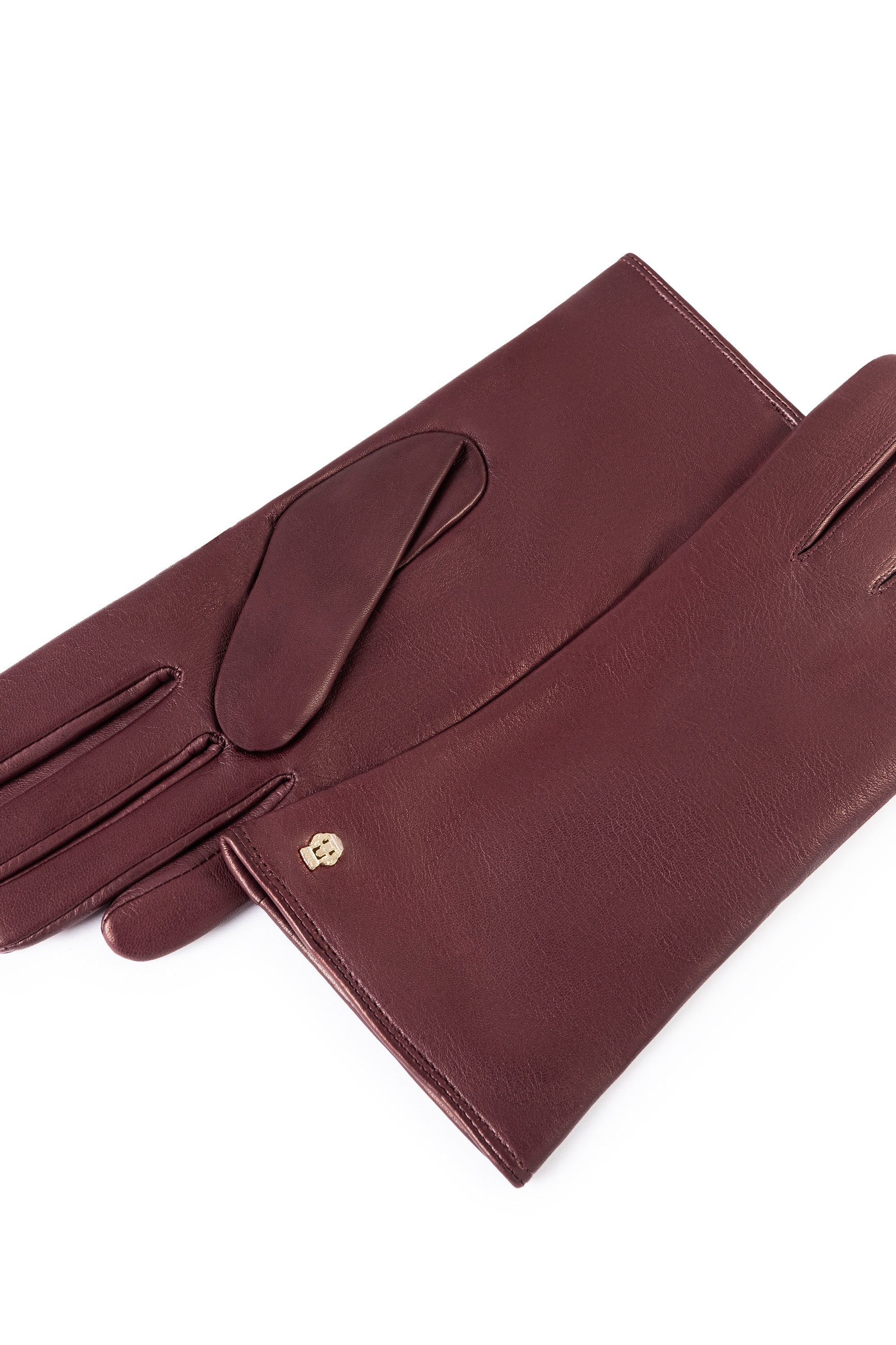 Roeckl Lederhandschuhe PRAG Klassische Handschuhe aus Kaschmirfutter