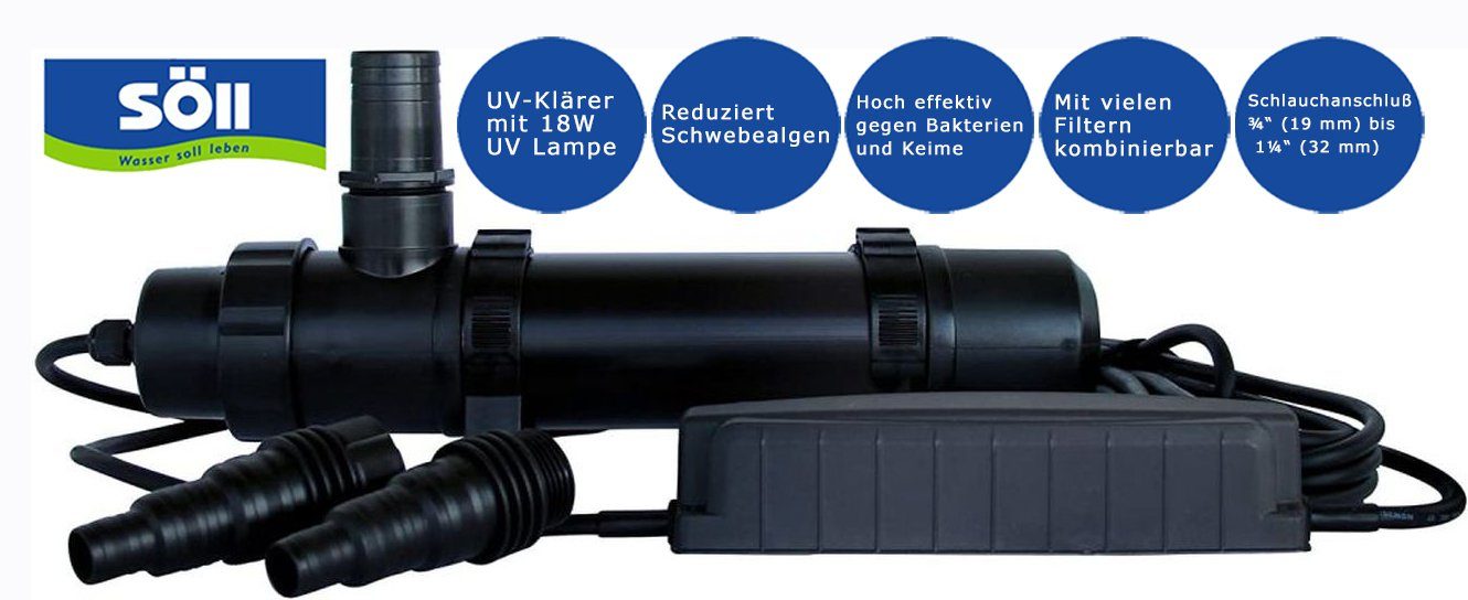 SÖLL UVC-Klärer Söll Teich UV-Klärer 18W günstig online kaufen