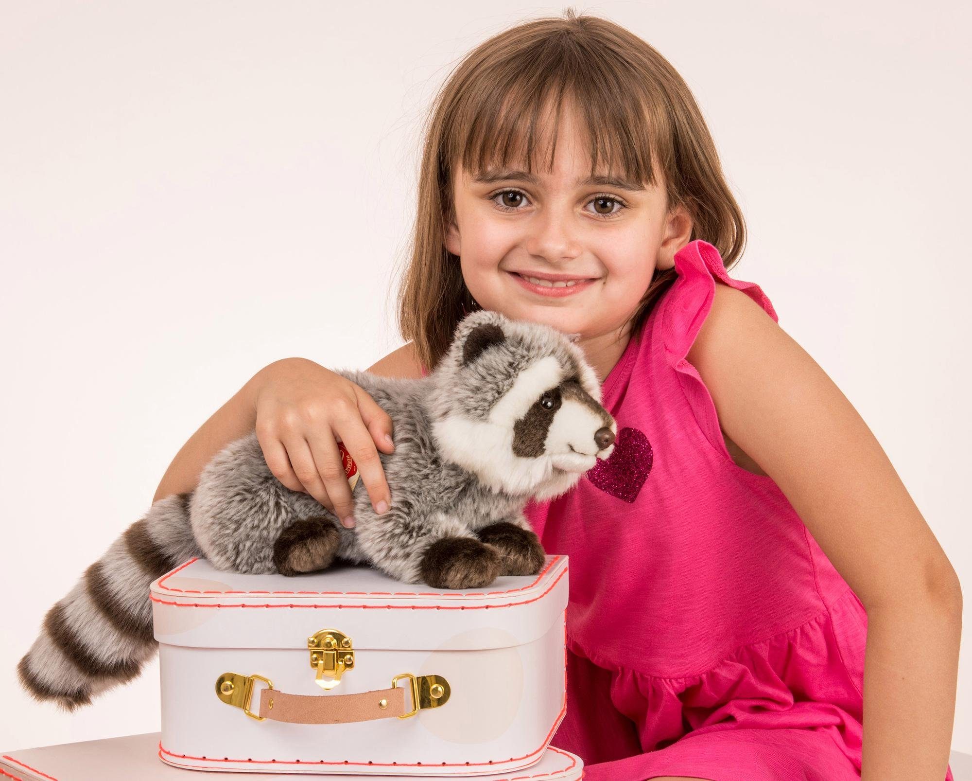 Teddy Hermann® Kuscheltier Waschbär, zum Teil aus recyceltem Material