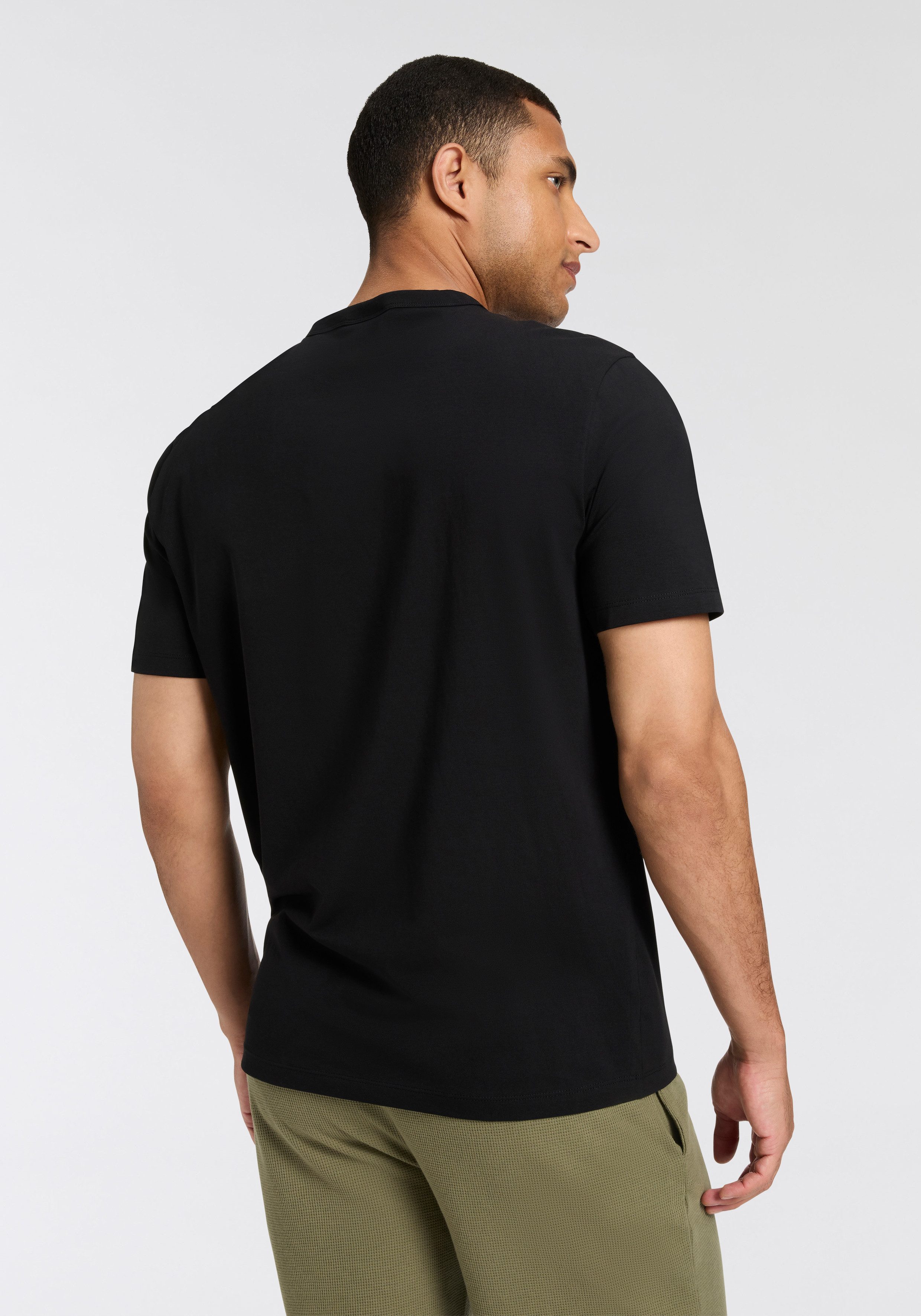 HUGO T-Shirt BLUE Naolo (Packung, 2-tlg) mit Markenlabel am Saum