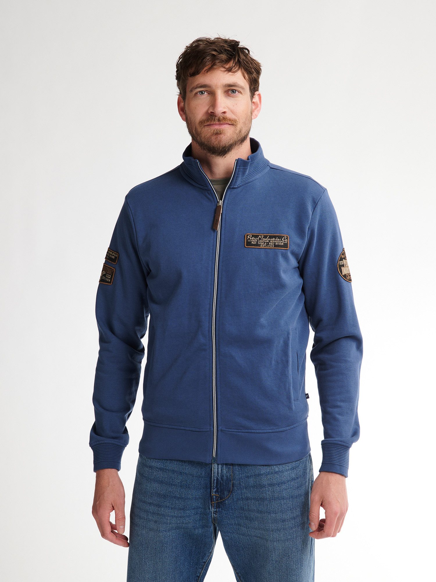 Petrol Industries Sweatshirt Strickjacke mit Logo günstig online kaufen