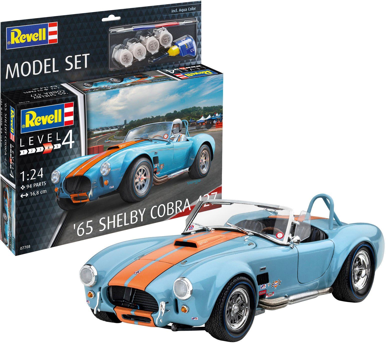 Revell® Modellbausatz 65 Shelby Cobra 1:24 Maßstab 427