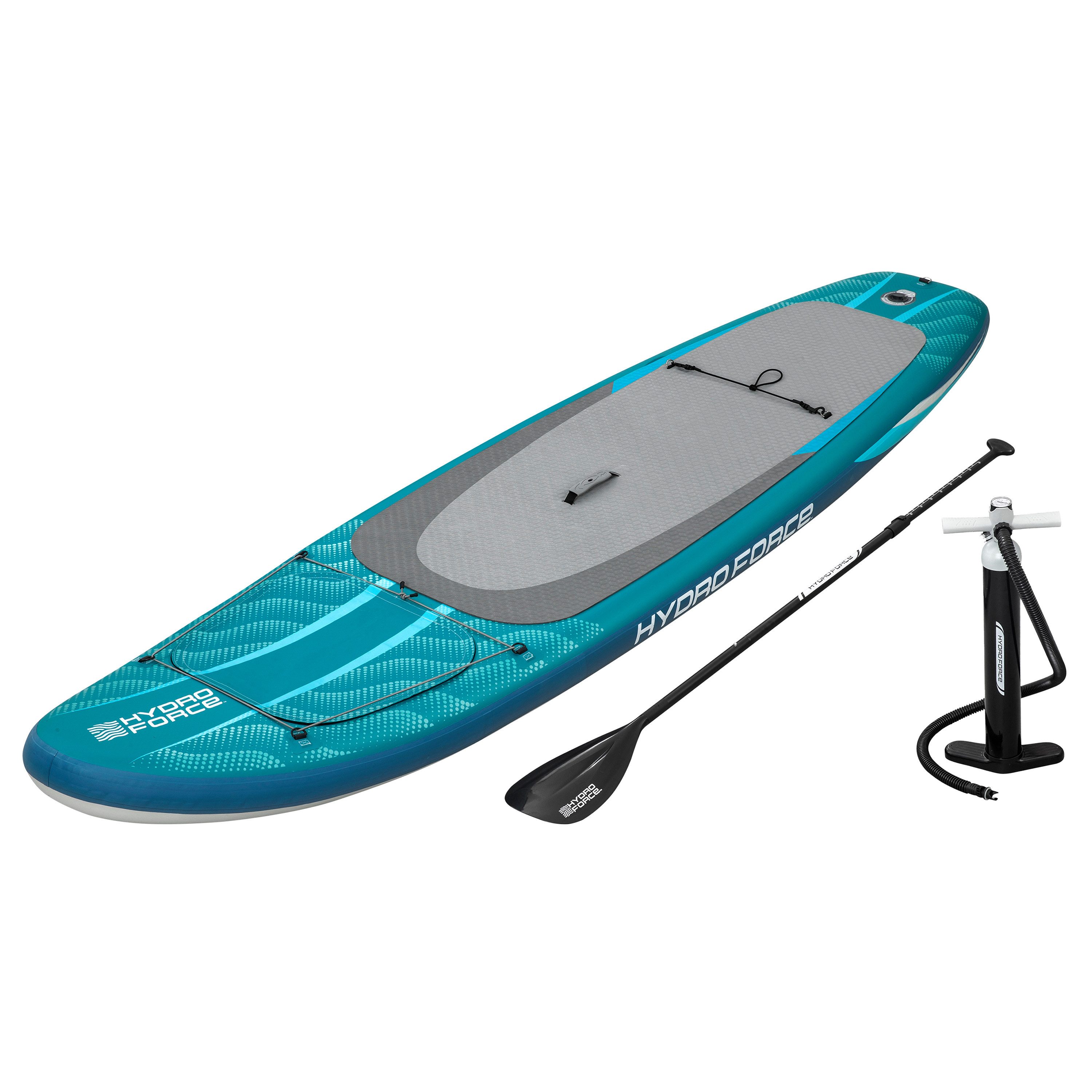 Bestway SUP-Board Hydro Force Aqua Drifter™ View, Freizeit, (Set, 1 tlg., Coil-Leash), 335 x 91,5 x 15 cm, max. Belastbarkeit 140 kg